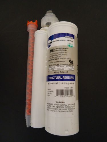 Case of 4 weld on scigrip 45 2 part tan structural adhesive 400 ml cartridges for sale