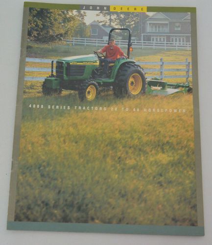 John Deere Purchase Guide 4000 Tractors 20-48 HP Specs Performance Attachments
