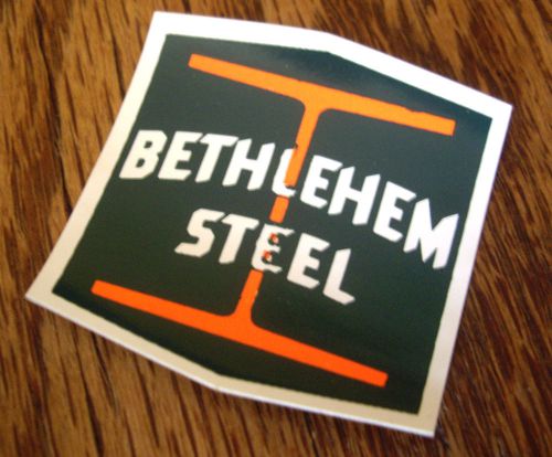 Ironworker bethlehem steel sticker hi viz orange &amp; green for red bullard 502 mnt for sale