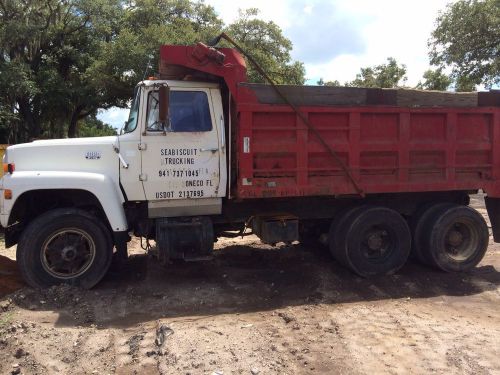 1986 Ford Dump Truck Tandem Hauler With Pintle Hitch