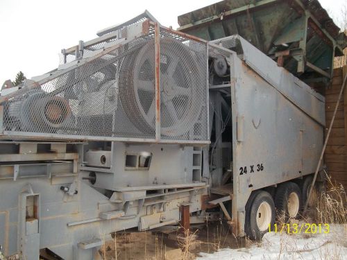 24x36 amadillo portable jaw crusher for sale