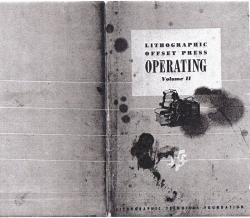 RARE -&gt;1945 Lithographic Offset Press Operating Manual