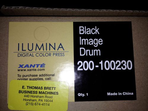 New In Box Xante Black Image Drum Ilumina 200-100230