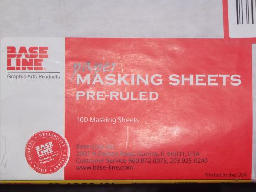 Baseline paper sheets pre-ruled m-1250-w for sale