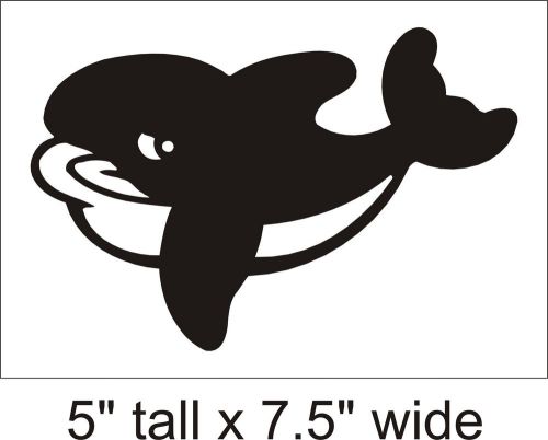 2X Lost Fish Silhouette Decal Vinyl Car i Pad Laptop Window Wall Sticker-FA45
