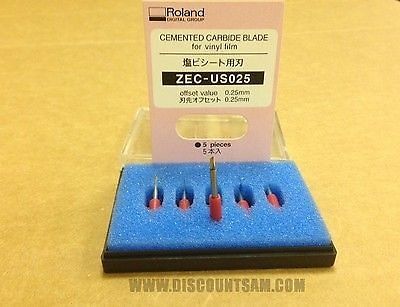5 REFLECTIVE Cutting Blades for Roland SP/VP/XC Print&amp;Cut &amp; Cutting Plotters