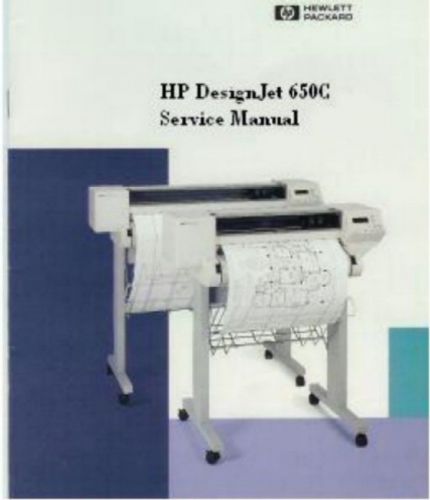 HP DesignJet 650C Service Manual &amp; Users Manual - Look
