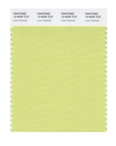 NEW PANTONE SMART 13-0530X Color Swatch Card, Lime Sherbet