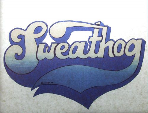 Vintage 1970&#039;s VORTEX Heat Shirt Transfer SWEATHOG Welcome Back Kotter