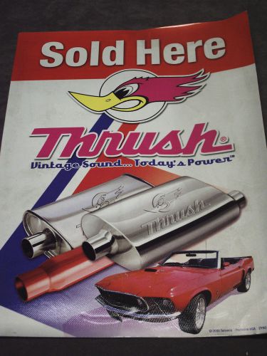 Thrush Vinyl Window Cling - Garage - Den - Workshop - 2008 Thrush Catalog