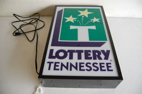 Tennessee Lottery Light Up Sign Lotto