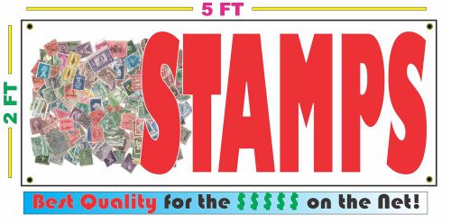 Full Color STAMPS Banner Sign NEW Larger Size Best Quality for the $$$