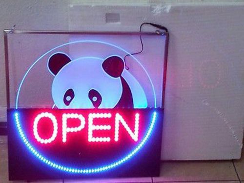 Open Sign Panda