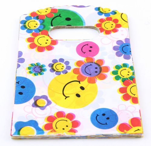 50Pcs Sunflower Plastic Shopping/Gift Small Packing Bag 15x9cm