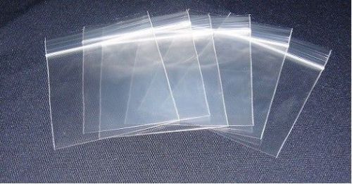 1000 3&#034;x3&#034; Ziplock Bags Self Lock Reclosable 2 MIL Bags Poly Zip Grip Seal Clear