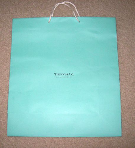 Tiffany Blue gift Bag Large  20 H  x 18 W x  7 D