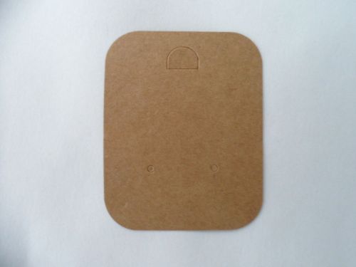 Earring Tags, Brown Recycled Card, 1000pcs, code JBR-001