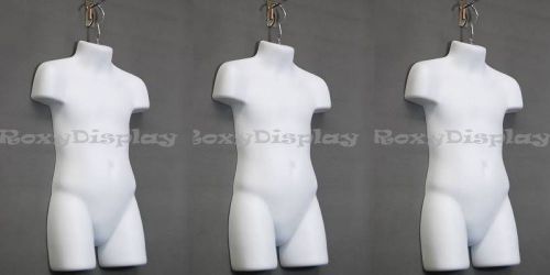 Buy 1 get 2 free children mannequin torso dress form #ps-c245wh-3pc for sale