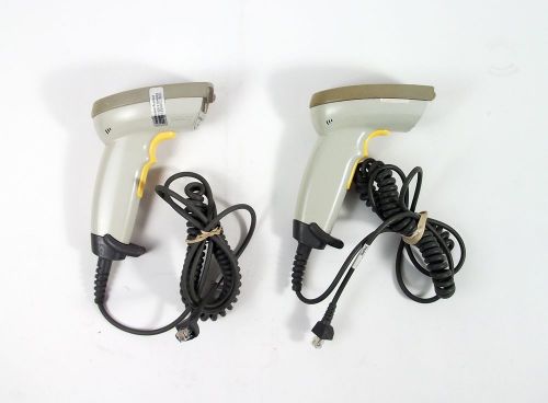 Lot of 2 Symbol Barcode Scanner LS4004-I000 w/ Synapse Adapter Cable 25-16458-20