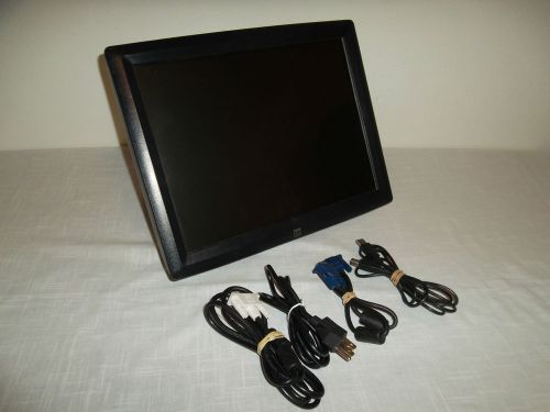 Elo e082911 touchscreen pos/retail 15&#034; lcd monitor ser dvi vga usb audio et1522l for sale