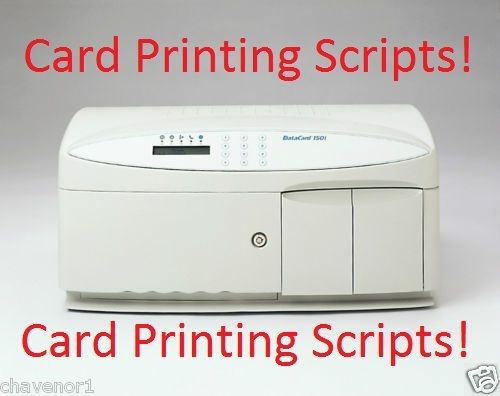 DataCard 150i Card Printing Script