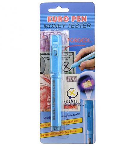 Money tester pen for authentication of banknotes