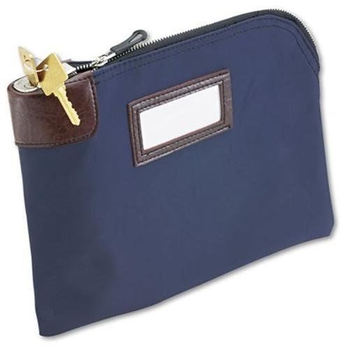 Mmf Currency Bag With Built-in Lock - 11&#034; X 8.50&#034; - Nylon - 1each - (2330981w08)