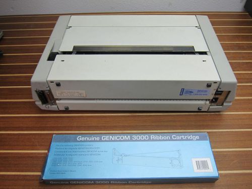Tally Genicom 3410 Dot Matrix Printer Fully Serviced 3S6412AGH4003C1 with Ribbon