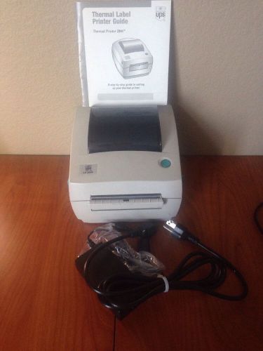 Zebra  UPS LP2844  Thermal Label Printer 120625-001 with AC Adapter