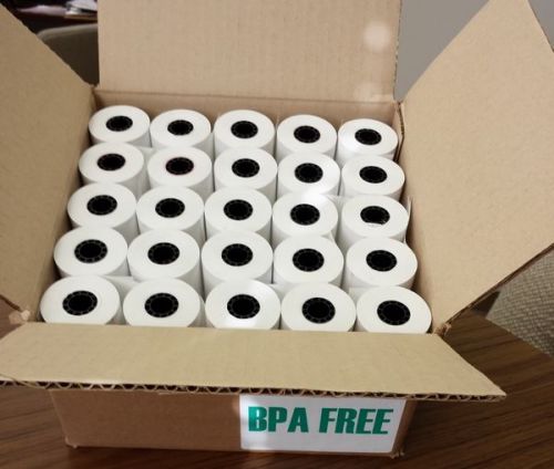 2 1/4 x 80 Thermal Paper 50 Rolls. Made in the USA. BPA Free.