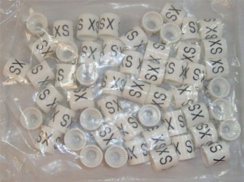 Hanger Garment Size Marker Tag Size XS Small Sizer 50 Pieces Retail Store