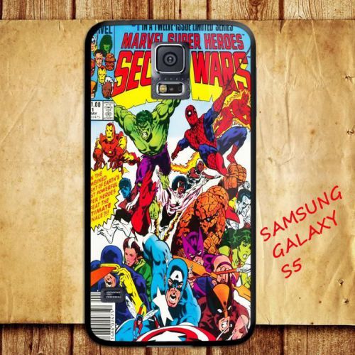 iPhone and Samsung Galaxy - Marvel Book Retro Superheroes - Case