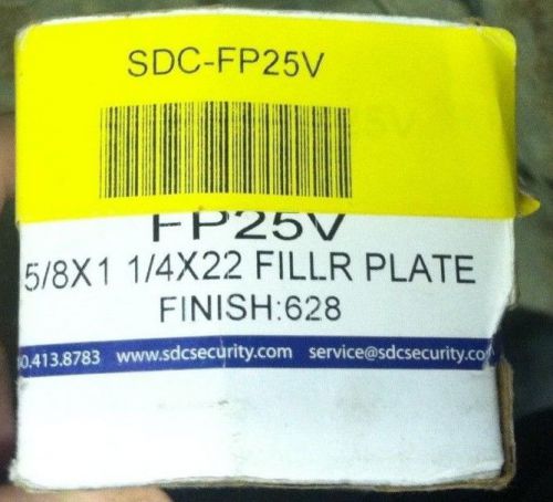 SDC SECURITY DOOR CONTROLS FP25V 1/2X5/8X22 FILLER PLATE 628