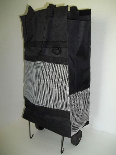 FOLDING ROLLING SHOPPING BAG DIAPER BAG TROLLEY CART