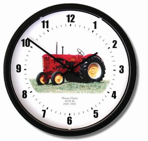 New MASSEY HARRIS Tractor Clock 10&#034; Round 1947 - 1955 Vintage Model 44 Vehicle