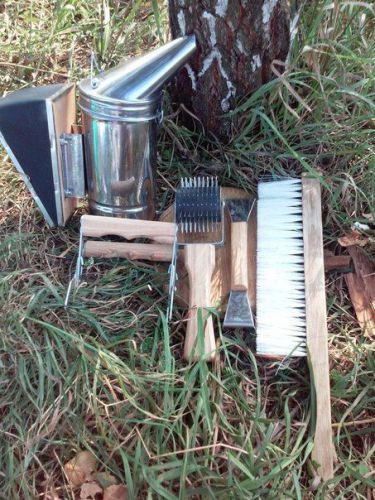 Starter beekeeping equipment new smoker ,grippers ,uncapping ,frame grip ,chisel for sale