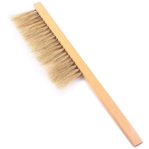New practical natural pig mane beekeeping bee hive brushes tool wooden handle for sale
