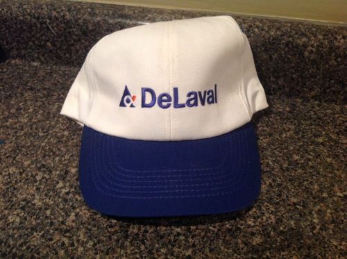 DeLaval Milk Dairy Farm Snapback Hat White And Blue