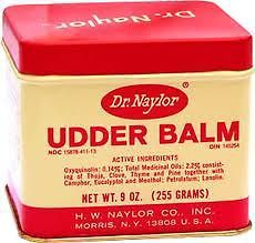 Dr. Naylors Udder Balm 9 oz Antiseptic Ointment Soreness Chapping Cattle Cows