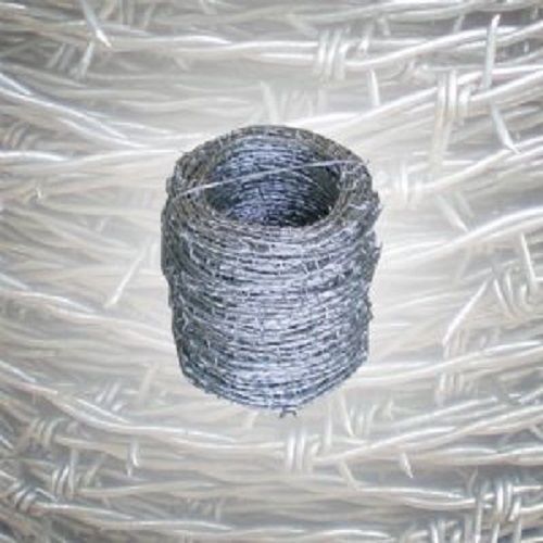 Galvanised Barbed Wire coil 100 meter  Livestock Field Paddock Security Fencing