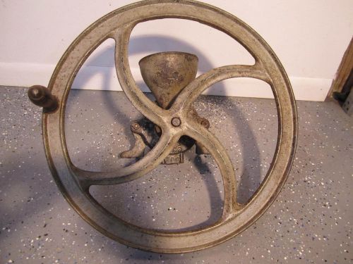 Antique Cast Iron Corn Grinder Feed Grist Mill Easton PA Farm Implement