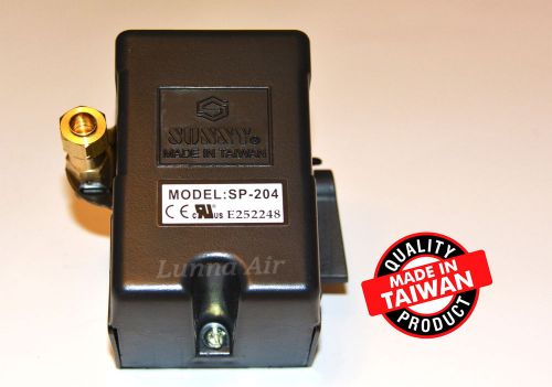 Heavy Duty Pressure Switch for Air Compressor 25 Amp 140-175 PSI 4 Port