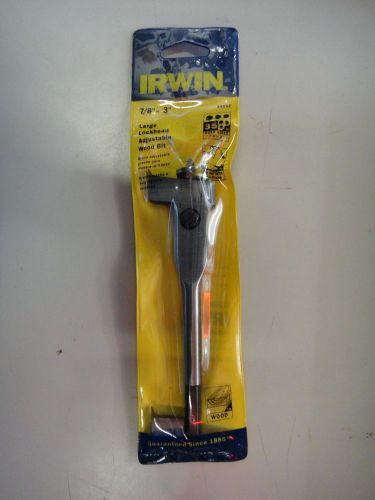 Irwin Adjustable Expansive Drill Bit 45002 7/8&#034; To 3&#034;