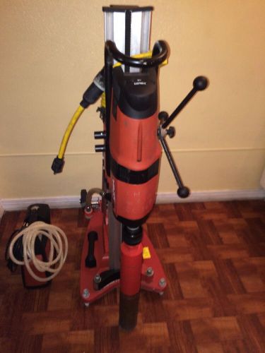 HILTI DD 200 Core Drill Coring Bore Rig W/ Water Kit &amp; Vacuum Base DD200 VP-U