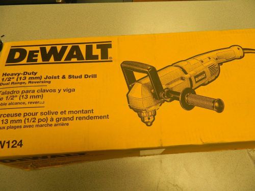 Dewalt dw 124 heavy duty 1/2&#034; joist and stud drill for sale