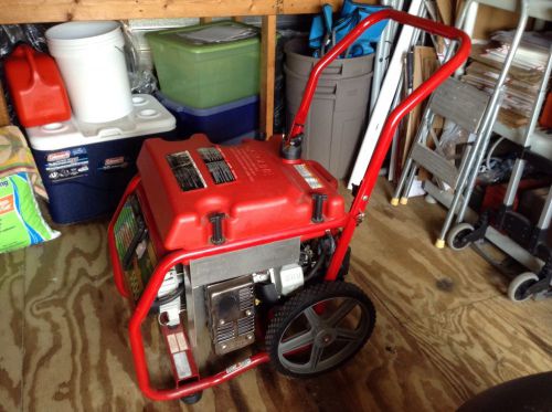 Generac wheelhouse 5500 portable gas generator -- local pickup only for sale