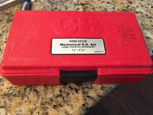 Mechanical K.O. Set 1/2&#034; - 1 1/4&#034; KOM-50125