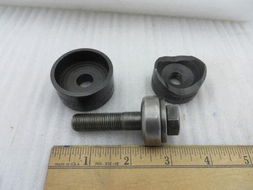1 1/2&#034; ROUND CHASSIS PUNCH AND DIE 1.500 DIA BALL BEARING     A-17