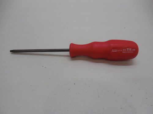 Torx proturn screwdriver t15 x 80 455 hand tool machinists woodworking for sale