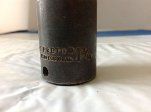 Proto 1/2&#034; Drive 1-1/16&#034; Impact Socket 6 Points 7434-H